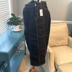 NWT Denim Maxi Skirt (straight)